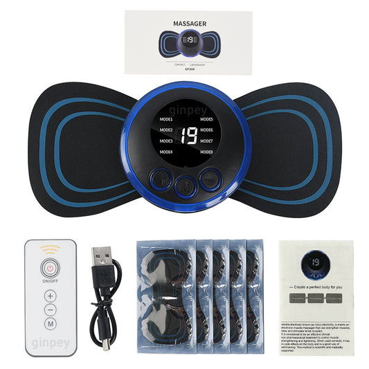 Mini Massage Patch Cervical Massager Shoulder And Neck Massager  8 Modes 19 Gears